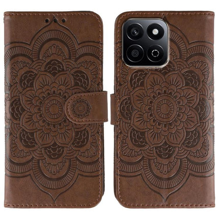 Sun Mandala Embossing Pattern Phone Leather Case, For Honor Magic7 Pro, For Honor Play 60 Plus / 200 Smart / X7C, For Honor 200 Lite Global