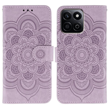 Sun Mandala Embossing Pattern Phone Leather Case, For Honor Magic7 Pro, For Honor Play 60 Plus / 200 Smart / X7C, For Honor 200 Lite Global