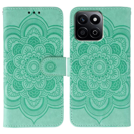 Sun Mandala Embossing Pattern Phone Leather Case, For Honor Magic7 Pro, For Honor Play 60 Plus / 200 Smart / X7C, For Honor 200 Lite Global
