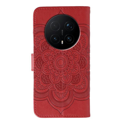 Sun Mandala Embossing Pattern Phone Leather Case, For Honor Magic8 Pro, For Honor Magic8, For Honor X7d 5G