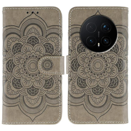 Sun Mandala Embossing Pattern Phone Leather Case, For Honor Magic8 Pro, For Honor Magic8, For Honor X7d 5G