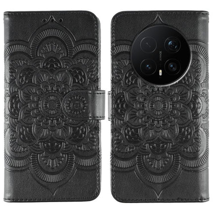 Sun Mandala Embossing Pattern Phone Leather Case, For Honor Magic8 Pro, For Honor Magic8, For Honor X7d 5G