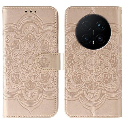 Sun Mandala Embossing Pattern Phone Leather Case, For Honor Magic8 Pro, For Honor Magic8, For Honor X7d 5G