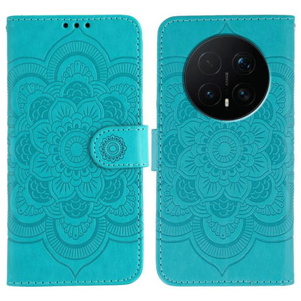 Sun Mandala Embossing Pattern Phone Leather Case, For Honor Magic8 Pro, For Honor Magic8, For Honor X7d 5G