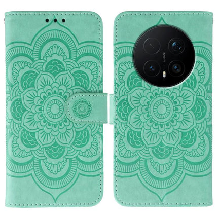 Sun Mandala Embossing Pattern Phone Leather Case, For Honor Magic8 Pro, For Honor Magic8, For Honor X7d 5G