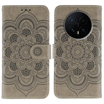 Sun Mandala Embossing Pattern Phone Leather Case, For Honor Magic8 Pro, For Honor Magic8, For Honor X7d 5G