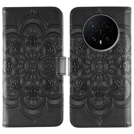 Sun Mandala Embossing Pattern Phone Leather Case, For Honor Magic8 Pro, For Honor Magic8, For Honor X7d 5G