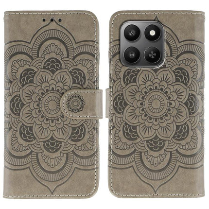 Sun Mandala Embossing Pattern Phone Leather Case, For Honor Magic8 Pro, For Honor Magic8, For Honor X7d 5G
