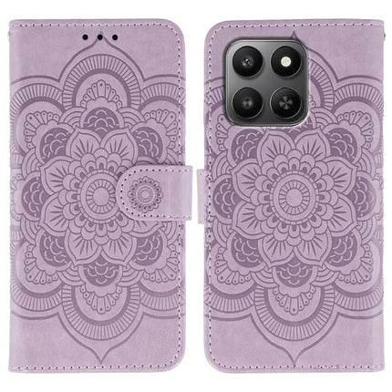Sun Mandala Embossing Pattern Phone Leather Case, For Honor Magic8 Pro, For Honor Magic8, For Honor X7d 5G