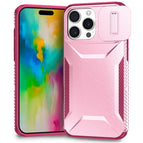 For iPhone 16 Pro / Pink + Rose Red
