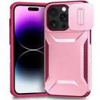For iPhone 14 Pro / Pink + Rose Red