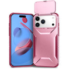 For iPhone 17 Pro Max / Pink + Rose Red