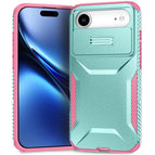 For iPhone Air / Pink + Grey Green