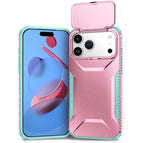 For iPhone 18 Pro Max / 18 Pro Max / Grey Green + Pink