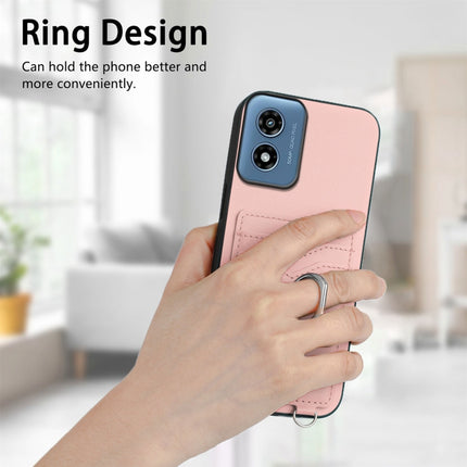 R20 Crossbody Rope Ring Card Holder Phone Case, For Motorola Moto G Play 2024 4G, For Motorola Moto G Power 5G 2024