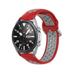 For Galaxy Watch 3 45mm / Red Gray