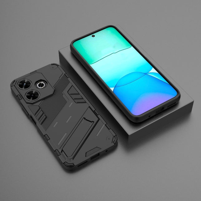 Punk Armor 2 in 1 PC + TPU Phone Case with Holder, For Xiaomi Redmi 13 4G