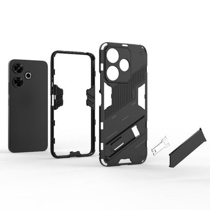 Punk Armor 2 in 1 PC + TPU Phone Case with Holder, For Xiaomi Redmi 13 4G