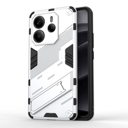 Punk Armor 2 in 1 PC + TPU Phone Case with Holder, For Redmi Note Turbo 4, For Redmi Note 14 Pro 4G, For Redmi Note 14 4G 163.25mm