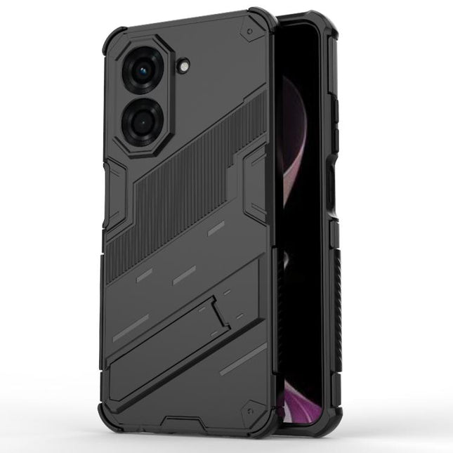 Punk Armor 2 in 1 PC + TPU Phone Case with Holder, For Xiaomi 15T Pro 5G Global, For Xiaomi 15T 5G Global, For Redmi A5 4G 171.1mm / Poco C71