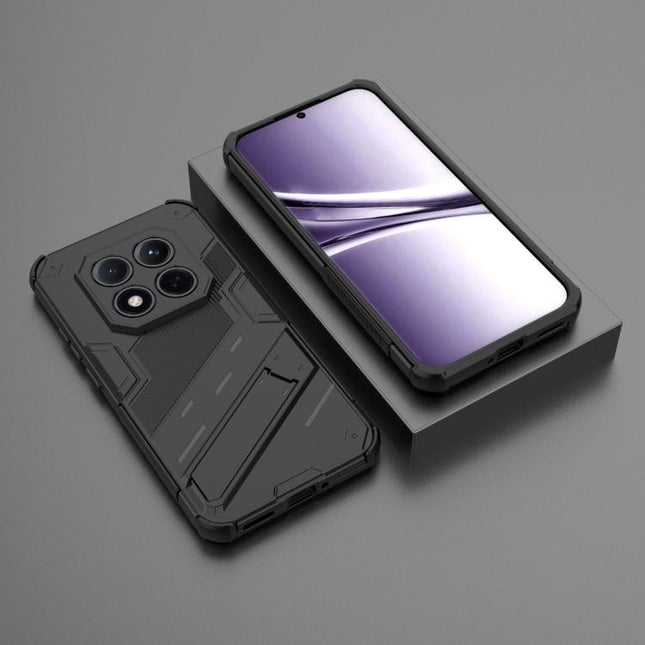 Punk Armor 2 in 1 PC + TPU Phone Case with Holder, For Redmi Note 15 Pro 5G Global 163.6mm, For Redmi 15 5G / 4G EU 171mm, For Redmi 15C 5G/4G Global 171mm