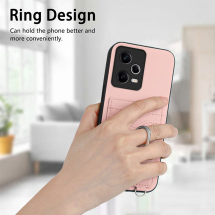 R20 Crossbody Rope Ring Card Holder Phone Case, For Xiaomi Redmi Note 12 Pro 5G, For Xiaomi Redmi Note 12 Pro Speed, For Xiaomi Redmi Note 12 5G Global, For Xiaomi Redmi 12C / 11A