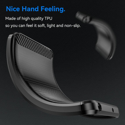Carbon Fiber Brushed Texture TPU Phone Case, For Xiaomi 15 Pro, For Xiaomi 15, For Xiaomi 14T Pro, For Xiaomi 14 Civi, For Xiaomi Civi 4 Pro