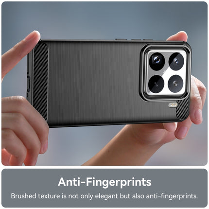 Carbon Fiber Brushed Texture TPU Phone Case, For Xiaomi 15 Pro, For Xiaomi 15, For Xiaomi 14T Pro, For Xiaomi 14 Civi, For Xiaomi Civi 4 Pro