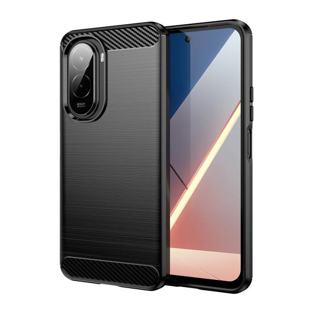 Carbon Fiber Brushed Texture TPU Phone Case, For Xiaomi Poco M7 4G 169mm, For Xiaomi Poco M7 Plus 5G, For Xiaomi 15T Pro 5G, For Xiaomi 15T 5G, For Xiaomi Poco F7 Ultra, For Xiaomi Poco F7 Pro, For Xiaomi 15 Ultra, For Xiaomi Poco X7 Pro