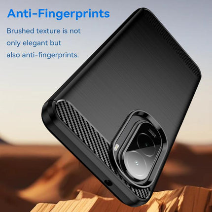 Carbon Fiber Brushed Texture TPU Phone Case, For Xiaomi Poco M7 4G 169mm, For Xiaomi Poco M7 Plus 5G, For Xiaomi 15T Pro 5G, For Xiaomi 15T 5G, For Xiaomi Poco F7 Ultra, For Xiaomi Poco F7 Pro, For Xiaomi 15 Ultra, For Xiaomi Poco X7 Pro