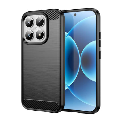Carbon Fiber Brushed Texture TPU Phone Case, For Xiaomi 17T Pro 5G, For Xiaomi 17T 5G, For Xiaomi Poco X8 Pro Max 5G, For Xiaomi Poco X8 Pro 5G, For Xiaomi 17 Ultra, For Xiaomi 17 Pro Max, For Xiaomi 17 Pro, For Xiaomi 17