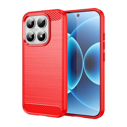 Carbon Fiber Brushed Texture TPU Phone Case, For Xiaomi 17T Pro 5G, For Xiaomi 17T 5G, For Xiaomi Poco X8 Pro Max 5G, For Xiaomi Poco X8 Pro 5G, For Xiaomi 17 Ultra, For Xiaomi 17 Pro Max, For Xiaomi 17 Pro, For Xiaomi 17