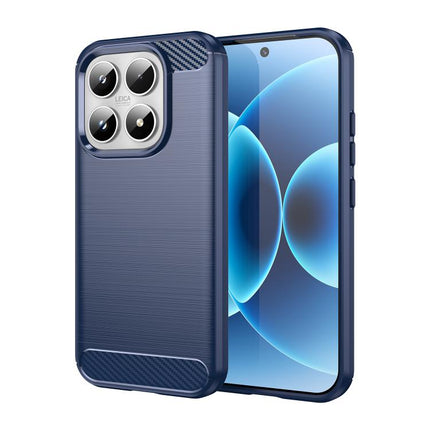 Carbon Fiber Brushed Texture TPU Phone Case, For Xiaomi 17T Pro 5G, For Xiaomi 17T 5G, For Xiaomi Poco X8 Pro Max 5G, For Xiaomi Poco X8 Pro 5G, For Xiaomi 17 Ultra, For Xiaomi 17 Pro Max, For Xiaomi 17 Pro, For Xiaomi 17