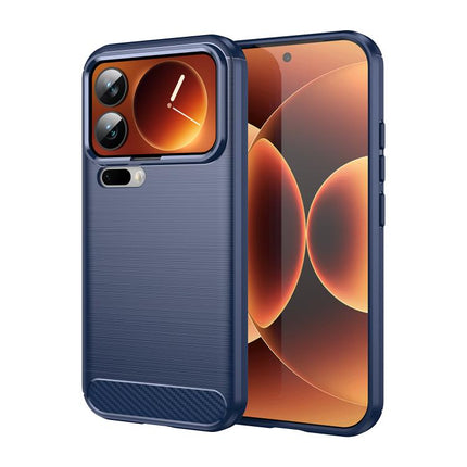 Carbon Fiber Brushed Texture TPU Phone Case, For Xiaomi 17T Pro 5G, For Xiaomi 17T 5G, For Xiaomi Poco X8 Pro Max 5G, For Xiaomi Poco X8 Pro 5G, For Xiaomi 17 Ultra, For Xiaomi 17 Pro Max, For Xiaomi 17 Pro, For Xiaomi 17