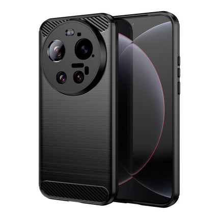 Carbon Fiber Brushed Texture TPU Phone Case, For Xiaomi 17T Pro 5G, For Xiaomi 17T 5G, For Xiaomi Poco X8 Pro Max 5G, For Xiaomi Poco X8 Pro 5G, For Xiaomi 17 Ultra, For Xiaomi 17 Pro Max, For Xiaomi 17 Pro, For Xiaomi 17