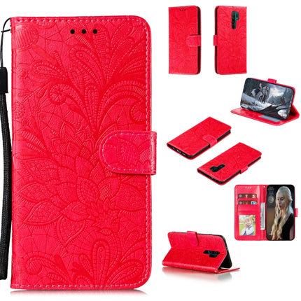 Lace Flower Horizontal Flip Leather Case with Holder & Card Slots & Wallet & Photo Frame, For Xiaomi Redmi 9, For Xiaomi Redmi 9A, For Xiaomi Redmi 9C, For Xiaomi Redmi Note 9 / X10
