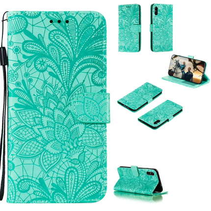 Lace Flower Horizontal Flip Leather Case with Holder & Card Slots & Wallet & Photo Frame, For Xiaomi Redmi 9, For Xiaomi Redmi 9A, For Xiaomi Redmi 9C, For Xiaomi Redmi Note 9 / X10