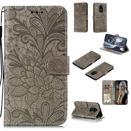 Lace Flower Horizontal Flip Leather Case with Holder & Card Slots & Wallet & Photo Frame, For Xiaomi Redmi 9, For Xiaomi Redmi 9A, For Xiaomi Redmi 9C, For Xiaomi Redmi Note 9 / X10
