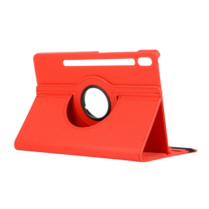 Litchi Texture Horizontal Flip 360 Degrees Rotation Leather Case with Holder, For Samsung Galaxy Tab S7 T870 (2020)