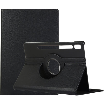 Litchi Texture Horizontal Flip 360 Degrees Rotation Leather Case with Holder, For Samsung Galaxy Tab S7 T870 (2020)