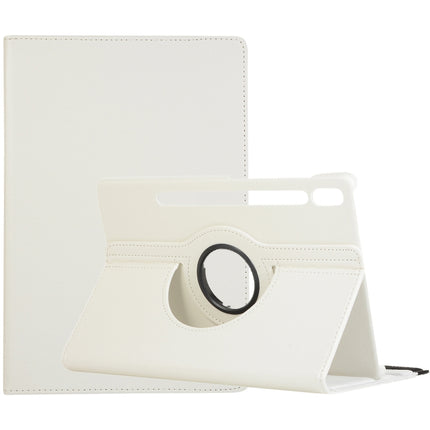 Litchi Texture Horizontal Flip 360 Degrees Rotation Leather Case with Holder, For Samsung Galaxy Tab S7 T870 (2020)