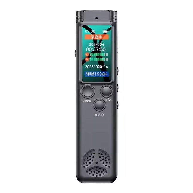 Grabadora de voz con reducción de ruido y pantalla a color inteligente H22, 8 GB, 64 GB