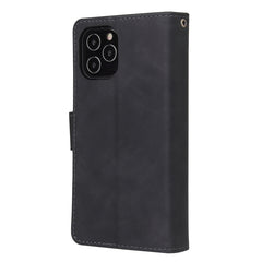 Multifunktionale Retro-Lederhülle im Querformat mit Kartenfach und Halter, Reißverschluss-Geldbörse, Bilderrahmen und Trageband, für iPhone 12 Pro Max, für iPhone 12/12 Pro, für iPhone 12 Mini, für Samsung Galaxy A11, für Samsung Galaxy A21s