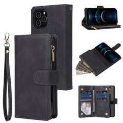 Multifunctional Retro Frosted Horizontal Flip Leather Case with Card Slot & Holder & Zipper Wallet & Photo Frame & Lanyard, For iPhone 12 Pro Max, For iPhone 12 / 12 Pro, For iPhone 12 mini, For Samsung Galaxy A11, For Samsung Galaxy A21s