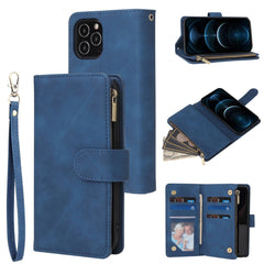 Multifunctional Retro Frosted Horizontal Flip Leather Case with Card Slot & Holder & Zipper Wallet & Photo Frame & Lanyard, For iPhone 12 Pro Max, For iPhone 12 / 12 Pro, For iPhone 12 mini, For Samsung Galaxy A11, For Samsung Galaxy A21s