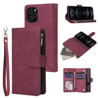 For iPhone 12 / 12 Pro / Red Wine