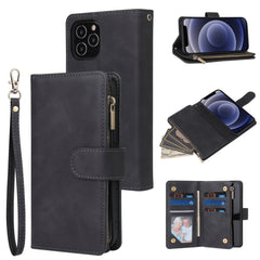 Multifunctional Retro Frosted Horizontal Flip Leather Case with Card Slot & Holder & Zipper Wallet & Photo Frame & Lanyard, For iPhone 12 Pro Max, For iPhone 12 / 12 Pro, For iPhone 12 mini, For Samsung Galaxy A11, For Samsung Galaxy A21s