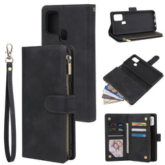 Multifunctional Retro Frosted Horizontal Flip Leather Case with Card Slot & Holder & Zipper Wallet & Photo Frame & Lanyard, For iPhone 12 Pro Max, For iPhone 12 / 12 Pro, For iPhone 12 mini, For Samsung Galaxy A11, For Samsung Galaxy A21s