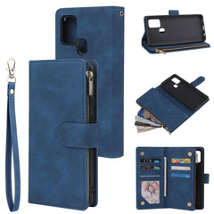 Multifunctional Retro Frosted Horizontal Flip Leather Case with Card Slot & Holder & Zipper Wallet & Photo Frame & Lanyard, For iPhone 12 Pro Max, For iPhone 12 / 12 Pro, For iPhone 12 mini, For Samsung Galaxy A11, For Samsung Galaxy A21s