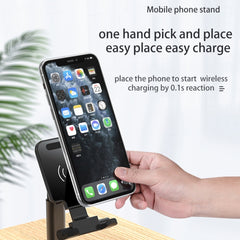 T6 2 in 1 Portable Folding Stand Wireless Charging, Only Bracket, Single Charge, Double Charge